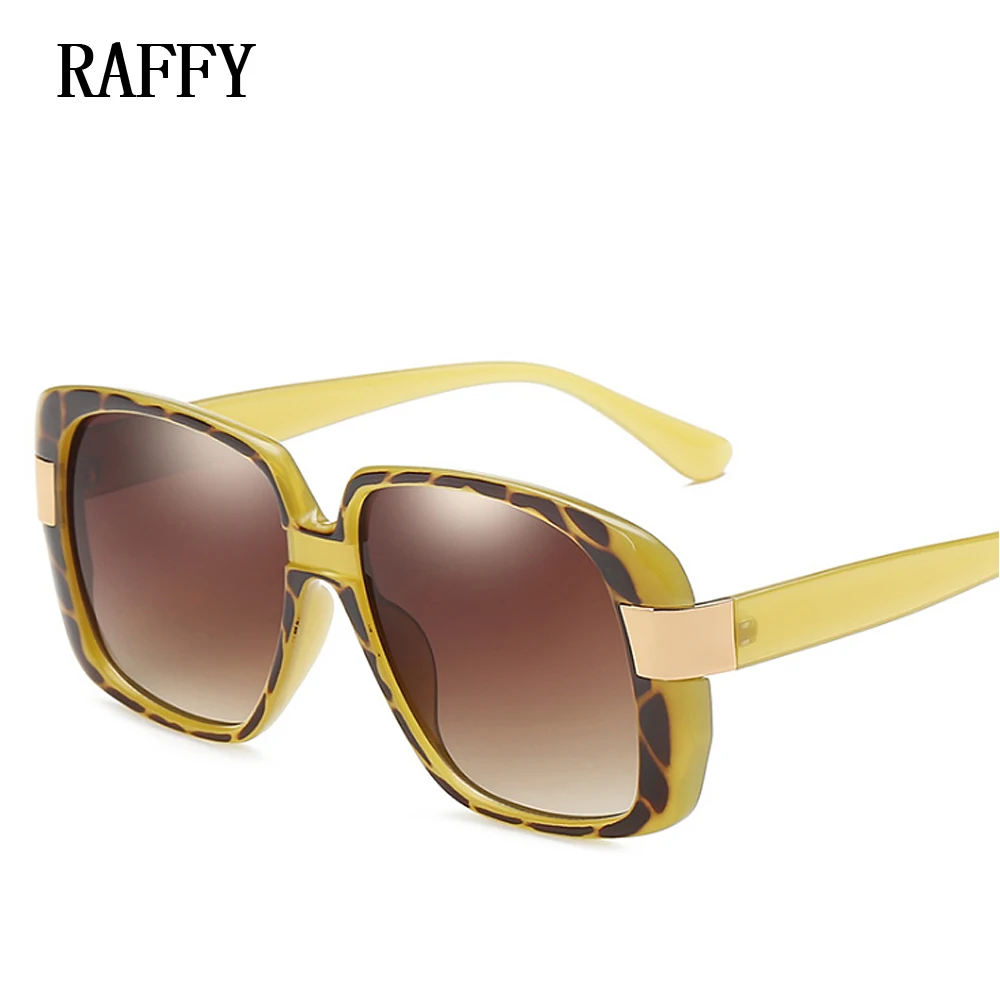 2018 Raffy моды большие квадратные очки Для женщин Винтаж Брендовая Дизайнерская