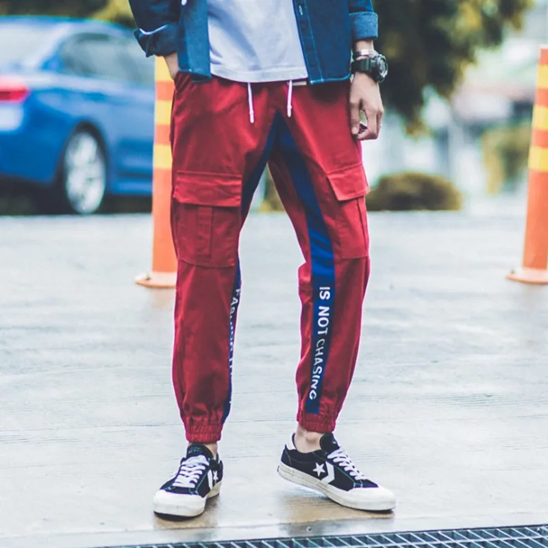 Мужские брюки-карго новинка 2018 Pantalon Homme Kargo Pantolon штаны в стиле хип-хоп мужские
