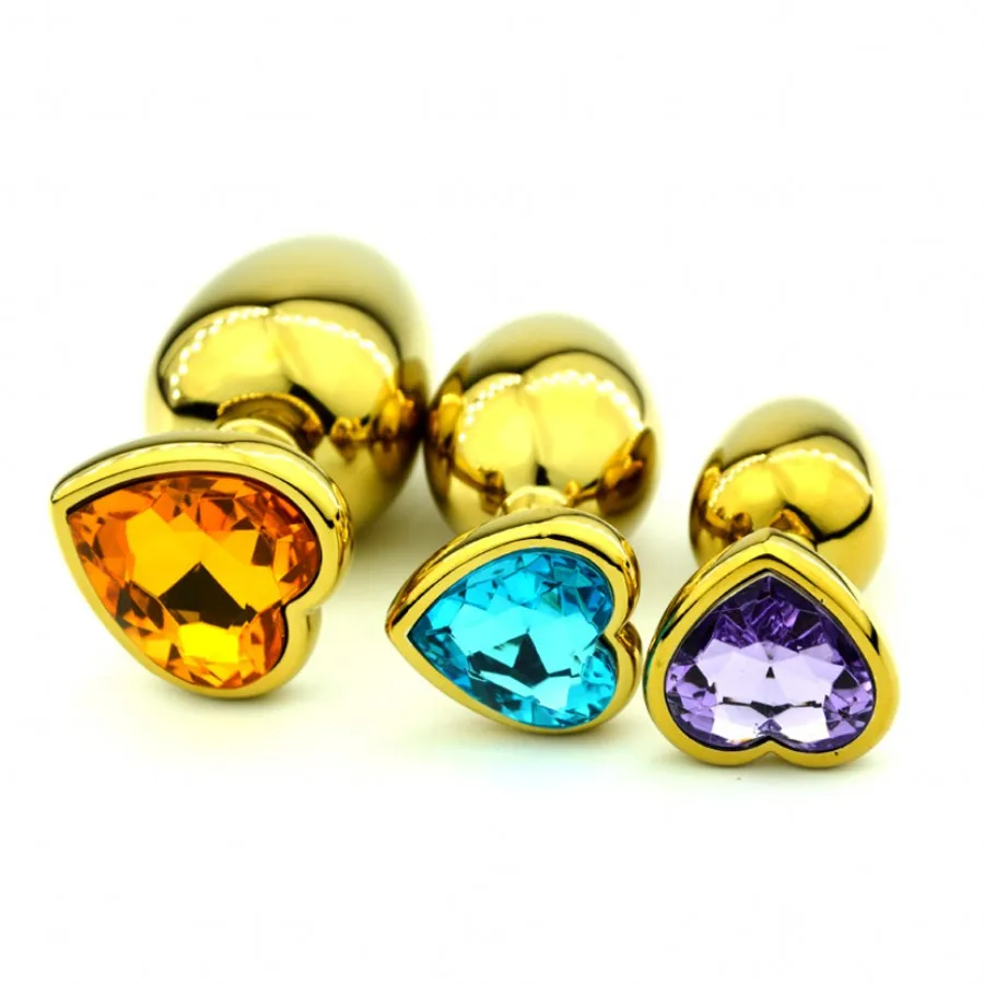 Анальная пробка 3 шт./лот в форме сердца | Красота и здоровье