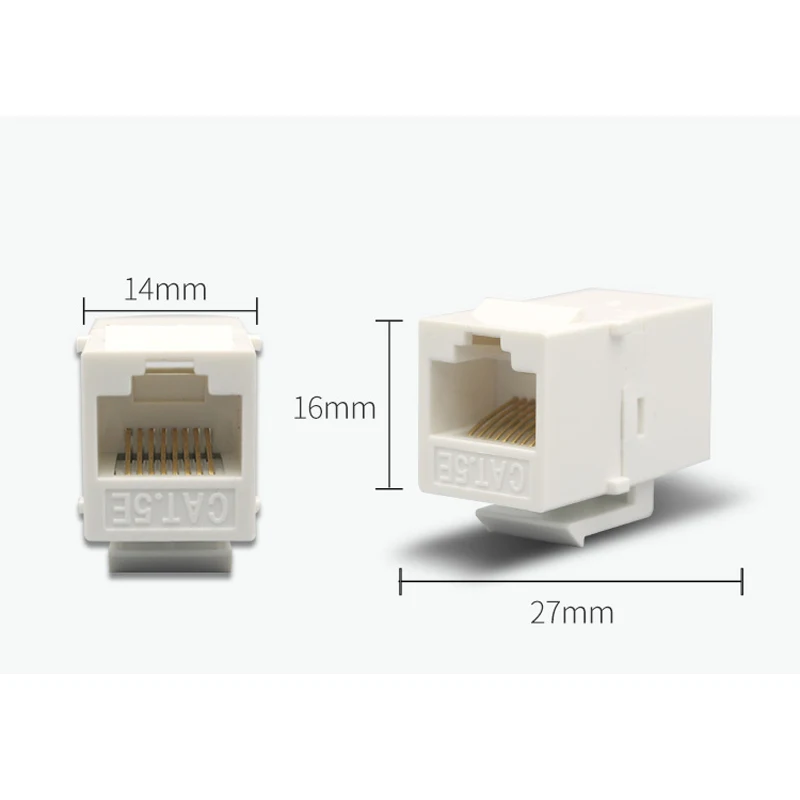 Keystone CAT5E RJ45 Женский к женскому модулю сетевой соединитель разъем Ethernet