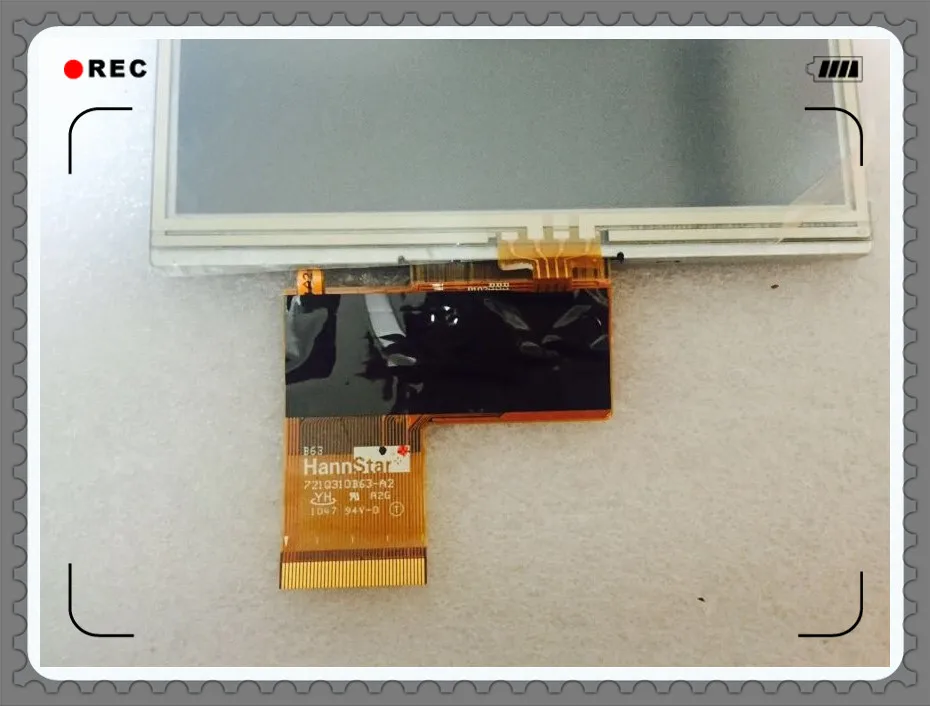 Оригинальный Новый Hannstar 721Q310B63 A2 4 3 дюймовый HSD043I9W1 A01 REV: 0 A00 LCD + сенсорная панель GPS