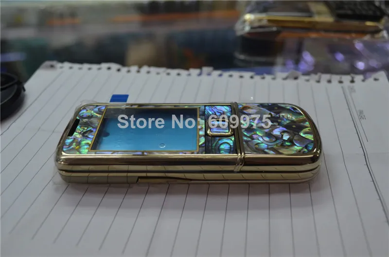 Позолоченный корпус, стеклянная крышка батареи, покрытие для Nokia 8800, Золотой корпус