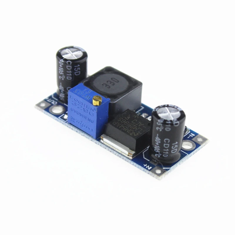 10 шт. новый экономичный LM2596 большой чип 3A модуль питания DC-DC 5 В/12 В/24 В