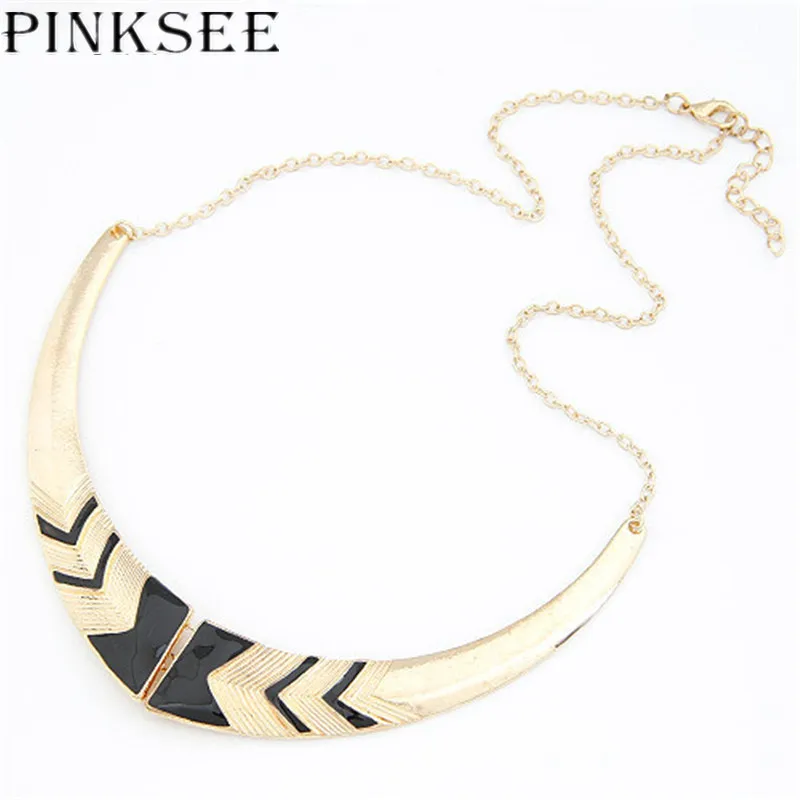 PINKSEE Punk Style Choker Collar Arrow Necklaces Retro Statement Necklace Women Fashion Jewelry Accessories | Украшения и