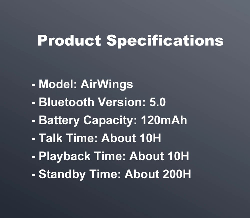 Ucomx Airwings Bluetooth спортивные наушники v5.0 Беспроводные наушники с открытым ушком Спортивные Bluetooth наушники для смартфонов PK Dacom