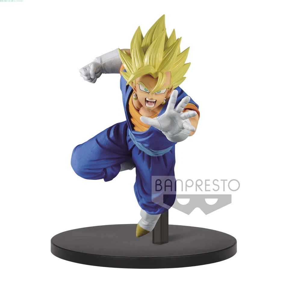 Tronzo Banpresto Dragon Ball Z Vegetto SSJ фигурка игрушки слияние крови Vegetto Vegito ПВХ Модель фигурные игрушки куклы - Цвет: Vegetto