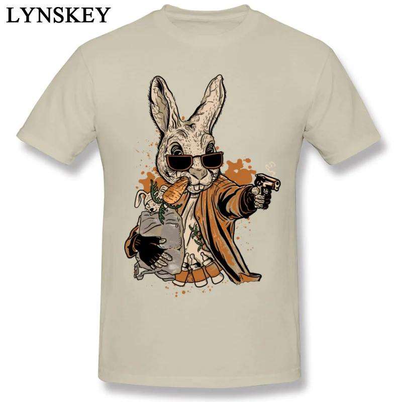 Футболка Smith Rabbit, пистолет, грабежи, банда, заяц, пуля, стрельба, Забавный дизайн, причудливая футболка, морковка, мужские крутые футболки, хлопок