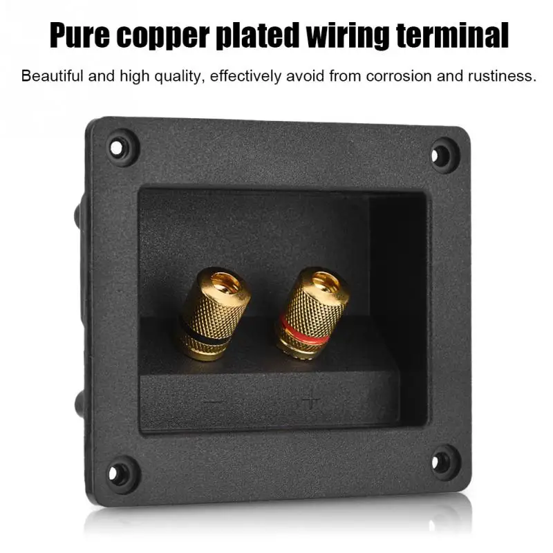 Acoustic Components for HiFi Speaker 2 Copper Binding Post Terminal Cable Connector Box Shell | Электроника