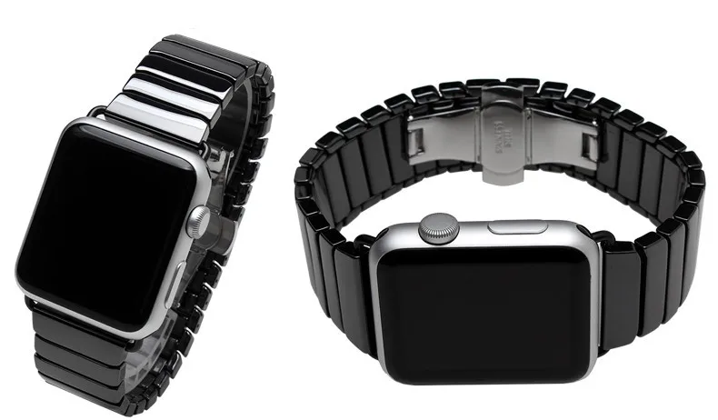 EIMO керамический ремешок для apple Watch band 5 4 44 мм 40 мм iwatch ремешок 3 2 1 42 мм 38 мм Бабочка apple watch pulseira аксессуары