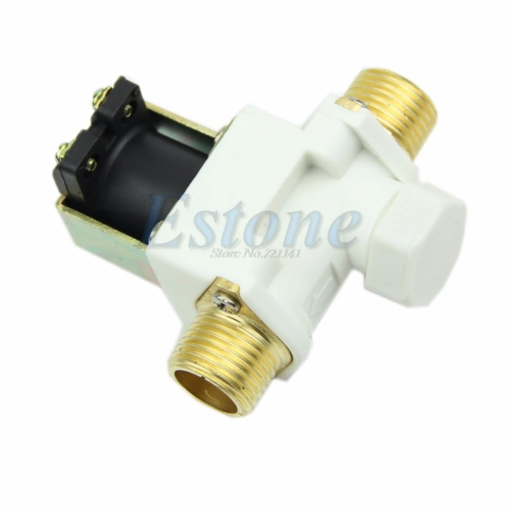 N/C DC 12V 0 0.8mpa 1/2 &quotЭлектрический Соленоидный клапан для воды воздуха новые