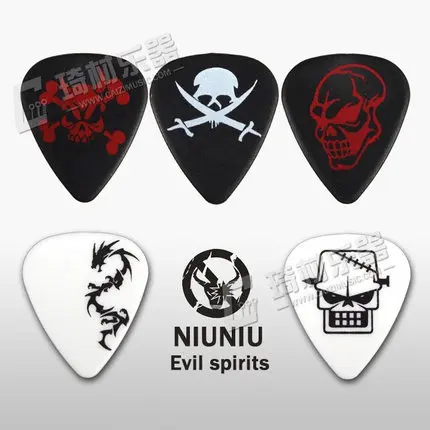 

NNPICK by IM Классическая стандартная форма злых духов гитарный медиатор Plectrum Калибр 1,0 мм