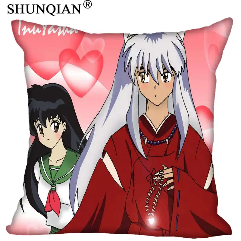 Новый Популярный пользовательский Inuyasha квадратный чехол для подушки s на молнии