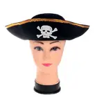 Трехугольная пиратская шляпа-пиратский костюм шляпа с тремя краями-аксессуар