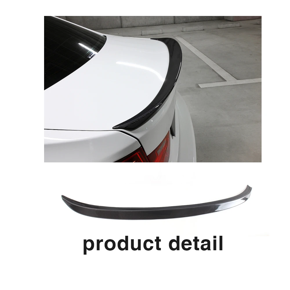 Car Rear Trunk Spoiler Wing for BMW 3 Series F30 Sedan 4-Door 2013-2016 320i 325i 328i 335i Carbon Fiber |