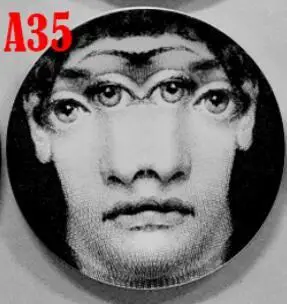 8 дюймов, популярные европейские изготовленные на заказ 21 см Милан rosenthal Piero fornasetti тарелки дизайн подвесная декоративная тарелка Diva настенная подвеска - Цвет: II