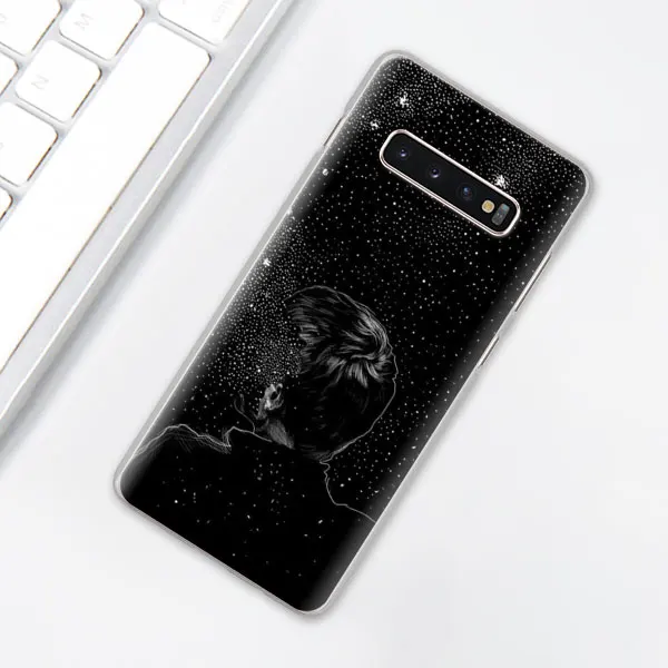 Чехол для samsung Galaxy S10e S10 Plus S7 S8 S9 Plus Note 8 9 M10 M20 M30 жесткий чехол Coque - Цвет: 006