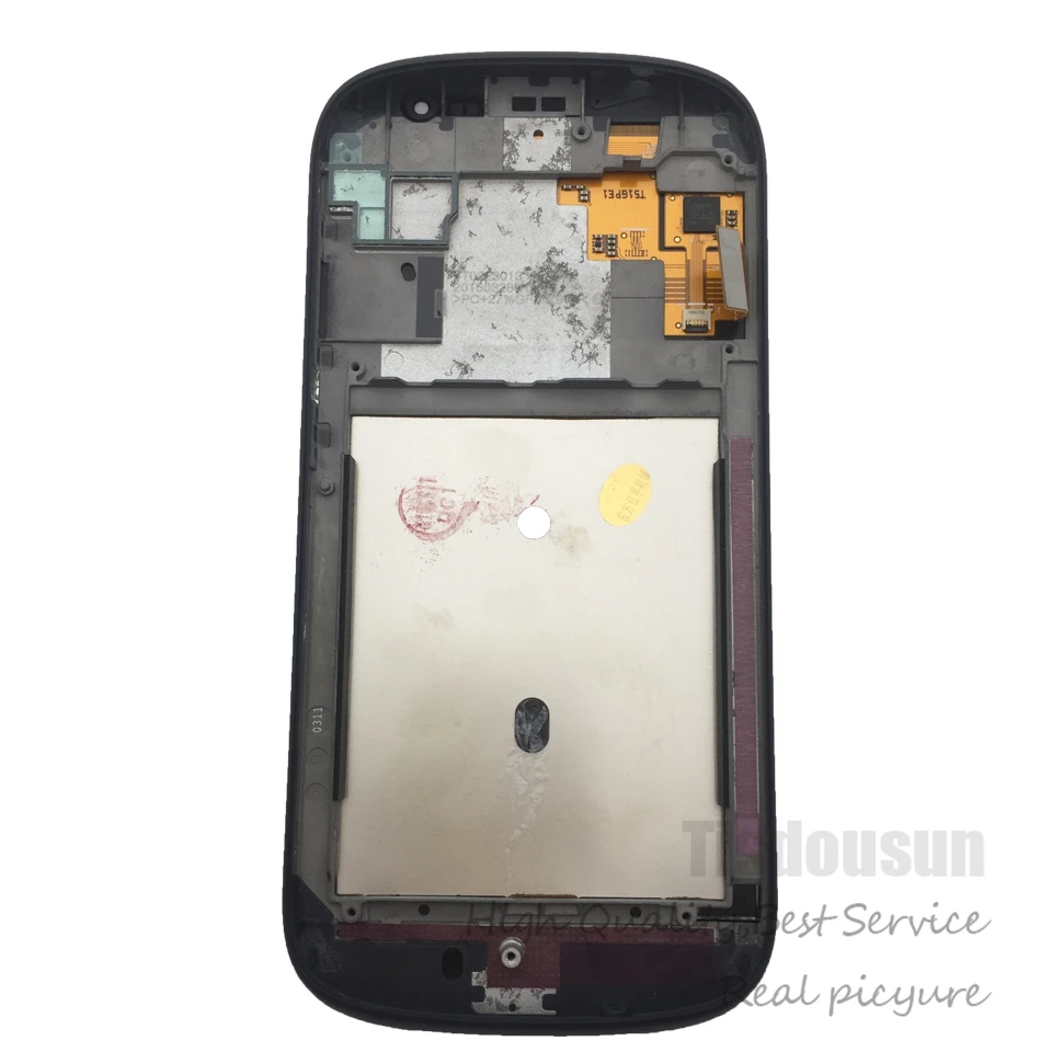 В наличии черный Передний для Yotaphone 2 YD201 YD206 ЖК дисплей дигитайзер с сенсорным