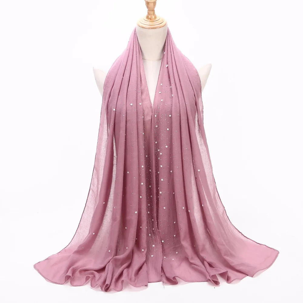 Новый шарф Снежный горошек бисер декоративная шаль популярный Мусульманский