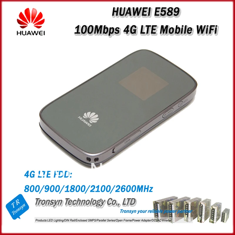

New Original Unlock LTE FDD 100Mbps HUAWEI E589 Portable 4G Wireless Router With Sim Card Slot And 4G LTE Wireless Router