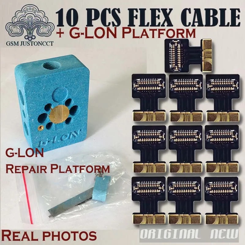 Platform 10pc CABLE G-Lon iMesa за счет сканера отпечатков пальцев Ремонт Платформа с гибким кабелем для крепления iPhone 7, 7 plus, 8, 8 plus, Кнопка возврата Home отказ - Цвет: Platform 10pc CABLE