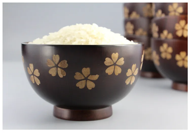 1 шт. декоративная чаша для риса из дерева|rice bowl|serving bowljujube wood |