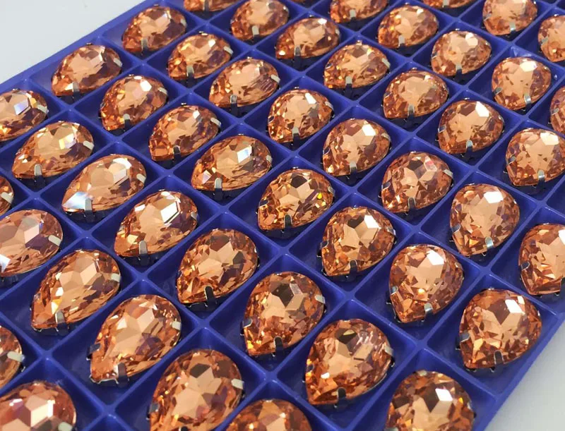 Бесплатная доставка! Красные капли высокого качества Хрустальные стеклянные