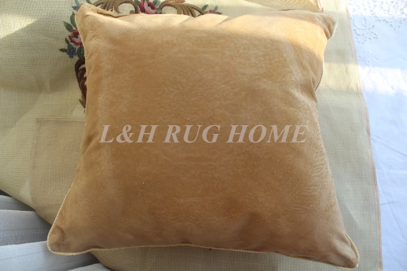 High Quality Embroidery 20&quotX20&quot cotton and linen pillow floral designs no insertion for sofa | Дом и сад