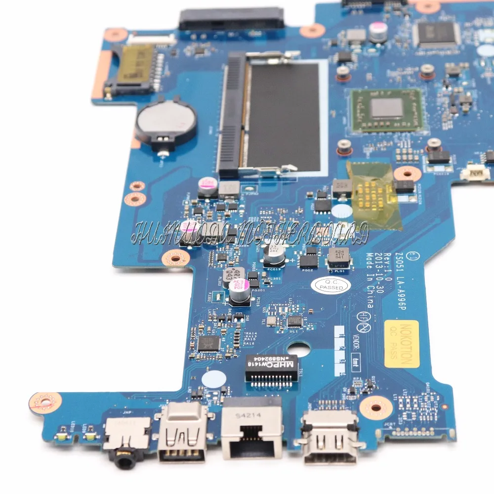 NOKOTION 760829-001 760149-501 для материнской платы ноутбука hp 15-H 15-G серии ZS051 LA-A996P REV 1,0 cpu основная плата полностью протестирована