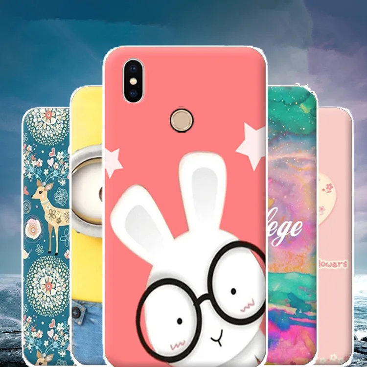 Mi cro Чехол матовый для Xiaomi mi 8 SE мультфильм Цветной рисунок ТПУ гель мягкий