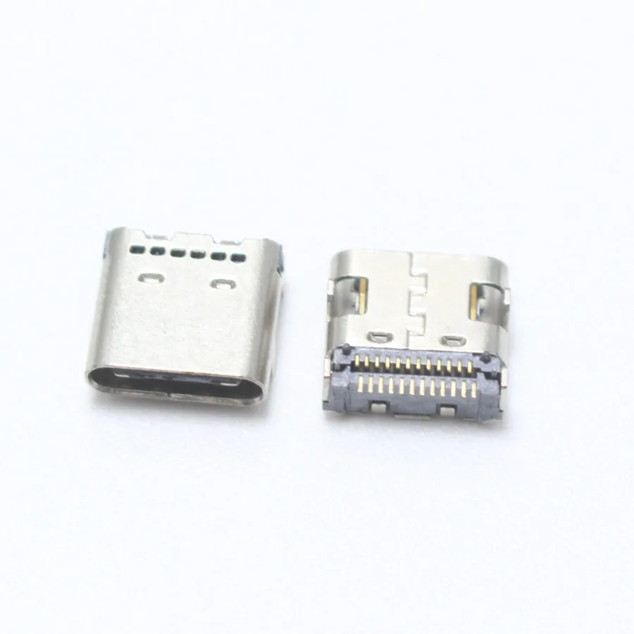 1 шт. USB 3 Type C гнездо 24P PCB разъем платы 2x12P SMT DIY части|Соединители| |