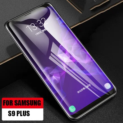 for Samsung S9 plus 2 шт. мягкая Гидрогелевая пленка для samsung S10E S8 S9 S10 Plus, полное покрытие, для Galaxy Note 8 9 S 10, защита для экрана, не закаленное стекло - Цвет: for Samsung S9 plus