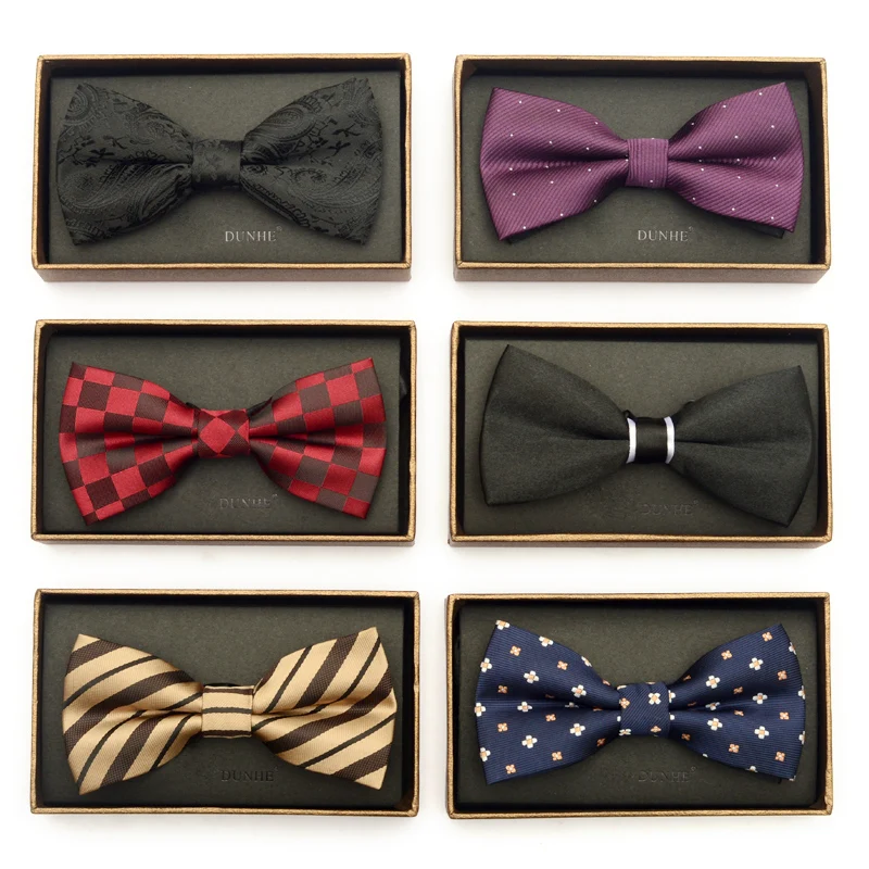 

2019 New Arrivals High Quality Jacquard Weave Bow Ties for Men Wedding Accessories Bowtie Formal Tuxedo Ties Male Butterfly Knot