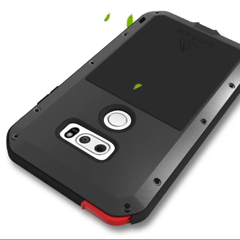 Мощный Алюминиевый металлический бронированный чехол LOVE MEI для LG V30