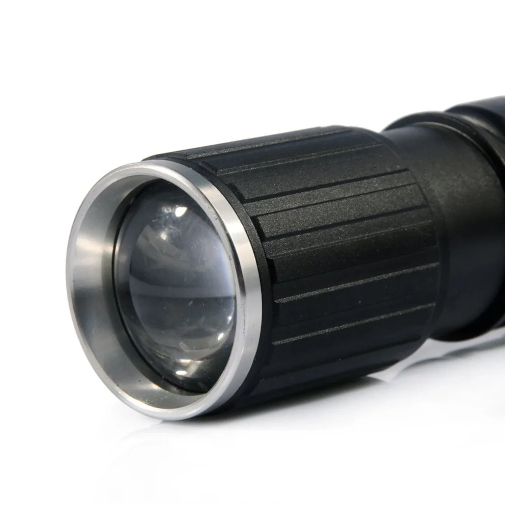 E529 super bright white red side light three-mode aluminum flashlight (with USB cable without battery) | Освещение