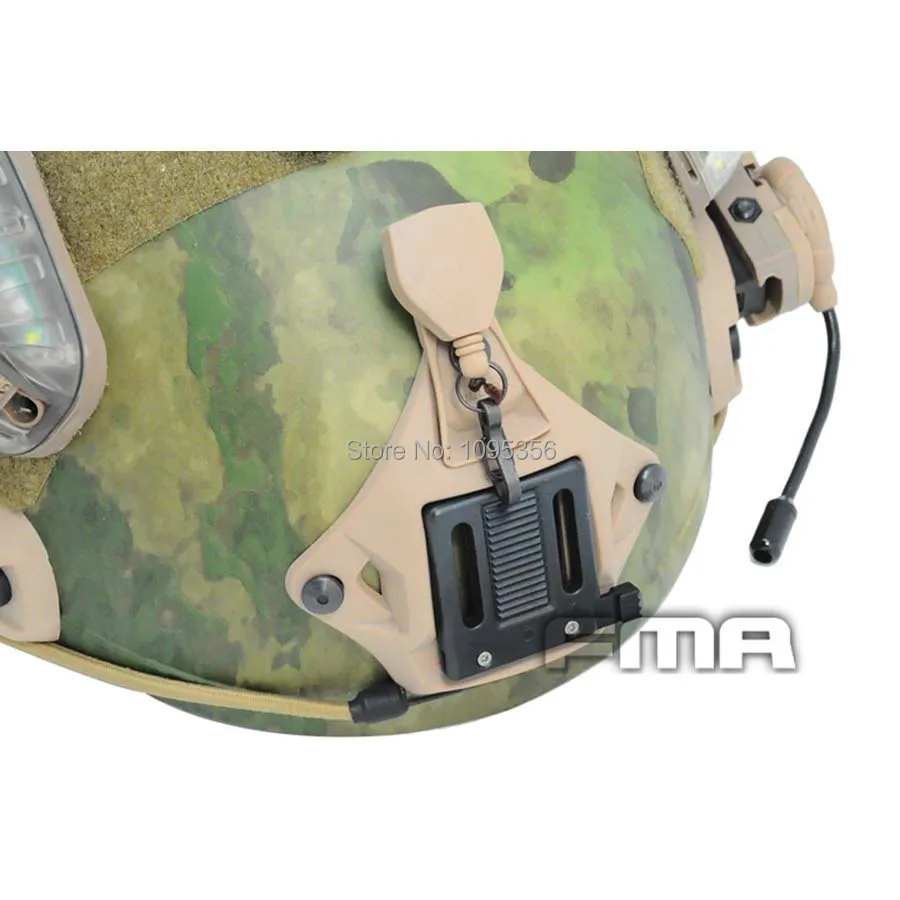Шнурок FMA NVG для шлема Ops Core VAS шлем с тремя отверстиями кожух Dark Earth DE (Tan) бесплатная