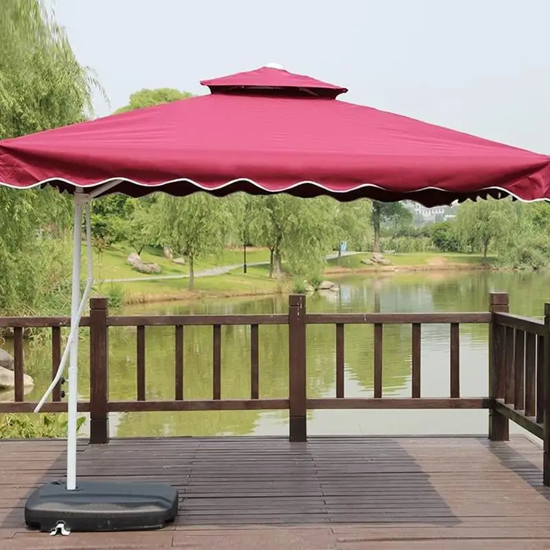 Уличный зонт от солнца с защитой УФ-лучей складной пляжный для будки навес