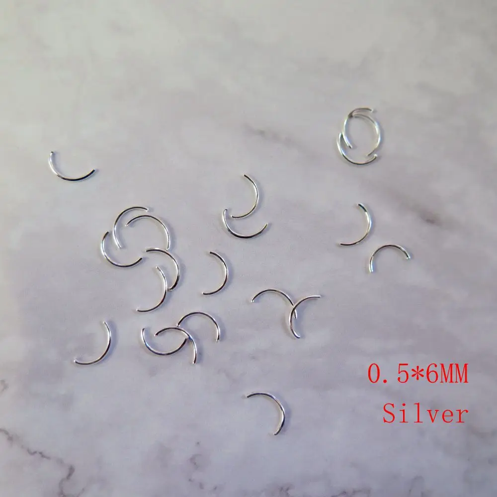 MD1089-1094 3D 30 шт./пакет золото и серебро изогнутые металлические деко французский стиль металлический деко дизайн ногтей украшения - Цвет: md1092