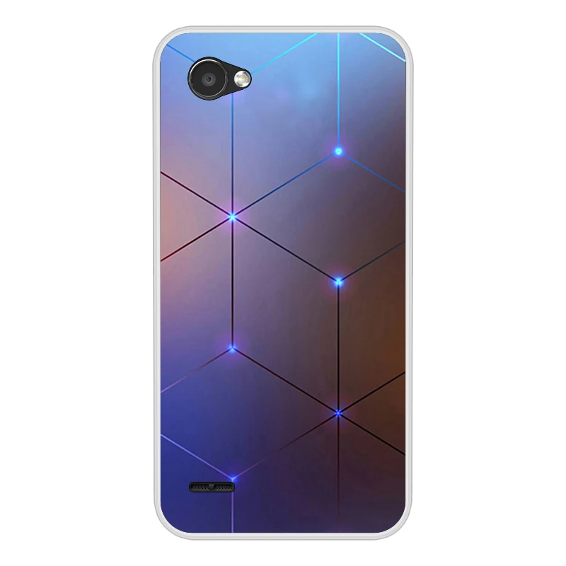 Для LG Q6 чехол для Fundas LG Q6 Alpha Q6A M700 телефон силиконовый для LG Q6 Plus X600 Q 6 мобильный чехол мягкий чехол из ТПУ - Цвет: Черный