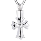 Ожерелье для кремации с крестом Христос, памятная подвеска, ожерелье с памятью золы, классический модный дизайн, религиозные украшения для женщин