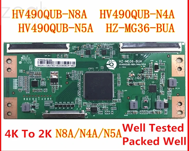 Для BOE 4K до 2K HV490QUB N8A 4A логическая плата 5A маленькая плата|ЖК-экраны и панели для