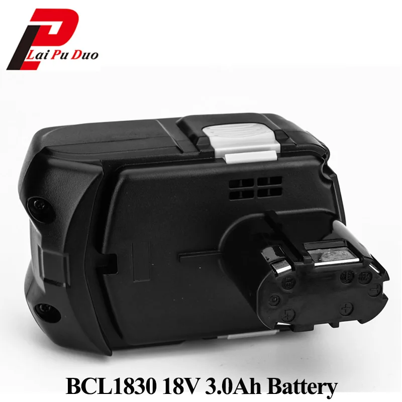 Сменная литиевая батарея 18 в 3000 мАч для Hitachi: BCL1830 EBM1830 C18DL C18DLP4 C18DLX C18DMR C6DC C6DD