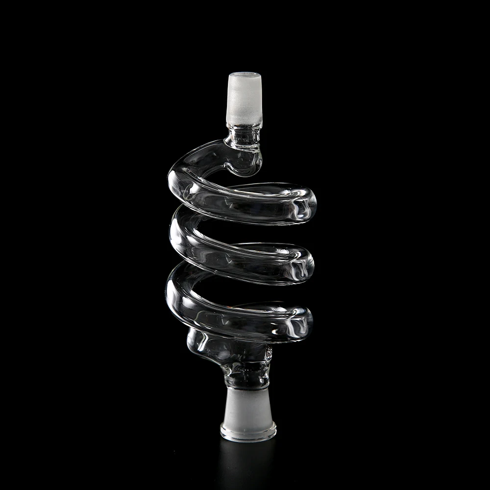 1 шт. dia14mm упругие стеклянные спираль часть вертеть led стеклянный кальян chicha Аксессуары Катушка стеклянная трубка для воздушных компрессоров, наргиле