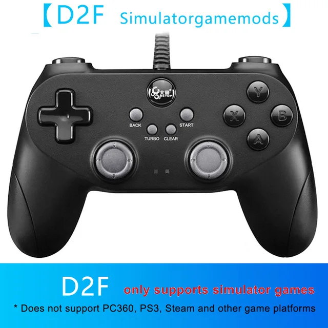 D2F Геймпад для PlayStation3 PC Android беспроводной/проводной игровой контроллер с джойстиком для Windows паровой PS3 - Цвет: D2F