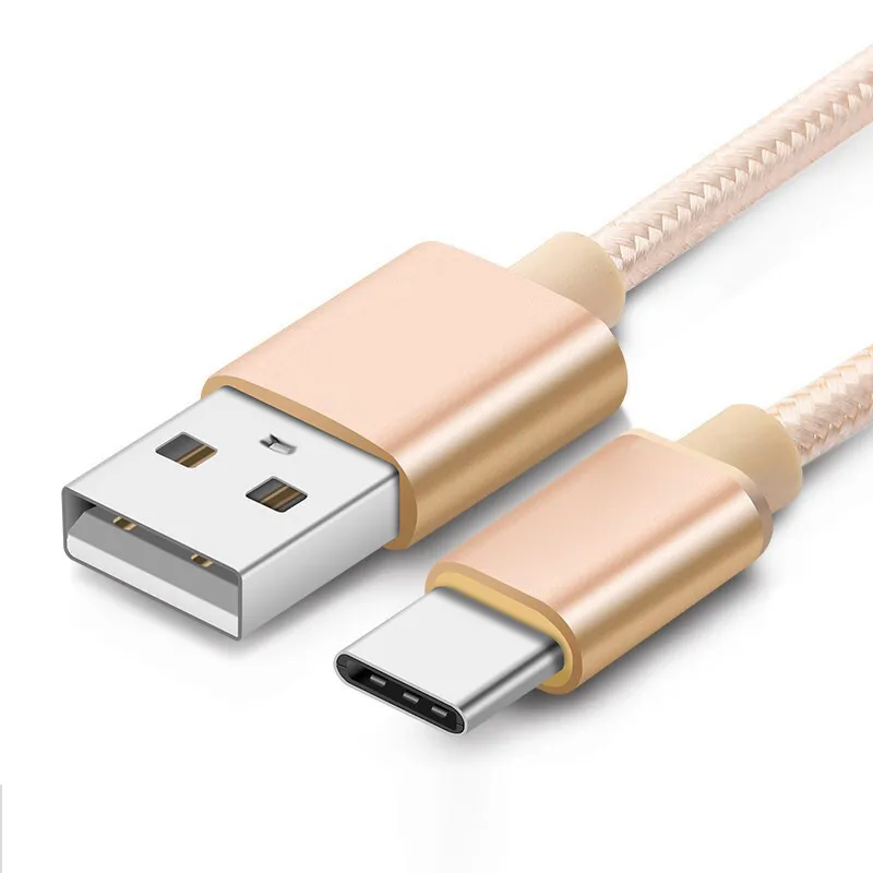 Алюминиевый 2 порта 2.1A универсальное USB Автомобильное зарядное устройство + Type-C
