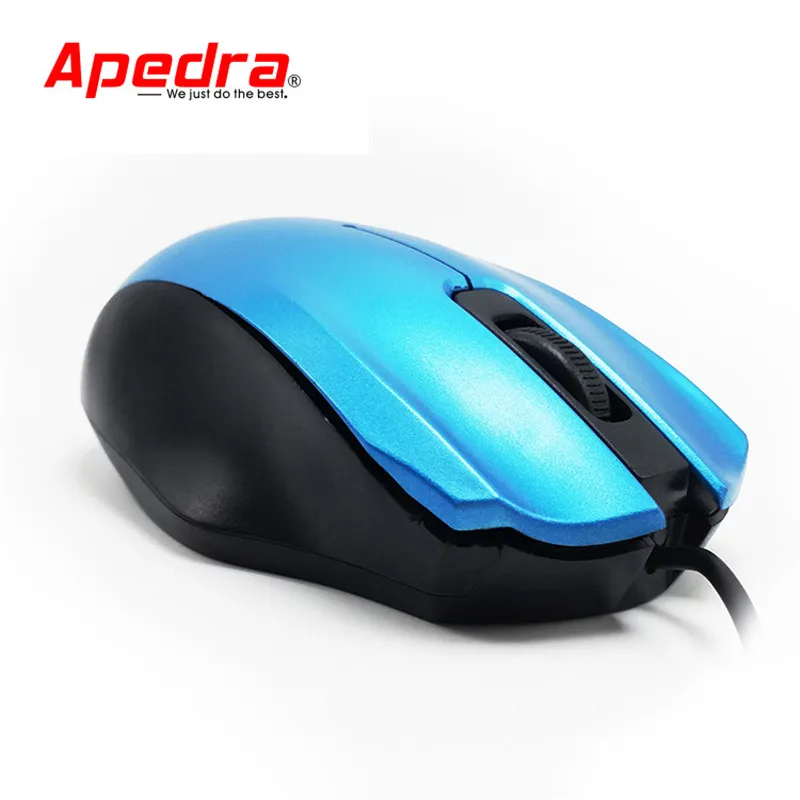 Apedra M4 Professional Wired Optical Mouse 3 Button 1000DPI 1.2m USB Office Mice Simple For Laptop Computer | Компьютеры и офис
