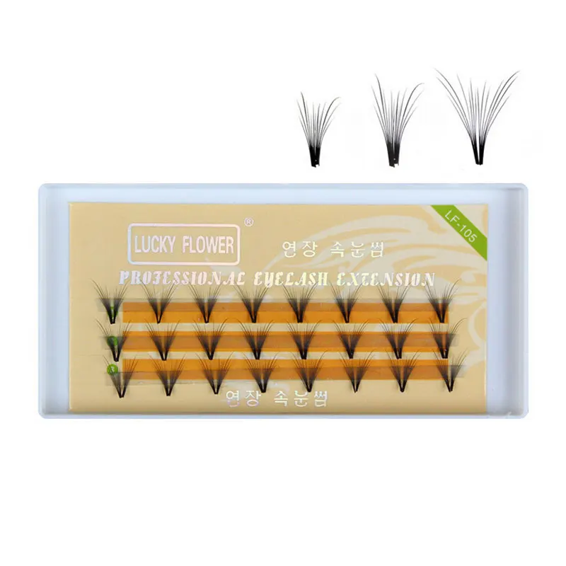 

Ресницы Накладные 7D натуральной толщины, шелковые для наращивания ресниц, ласточкин хвост, 24 пары, 8/10/12 мм
