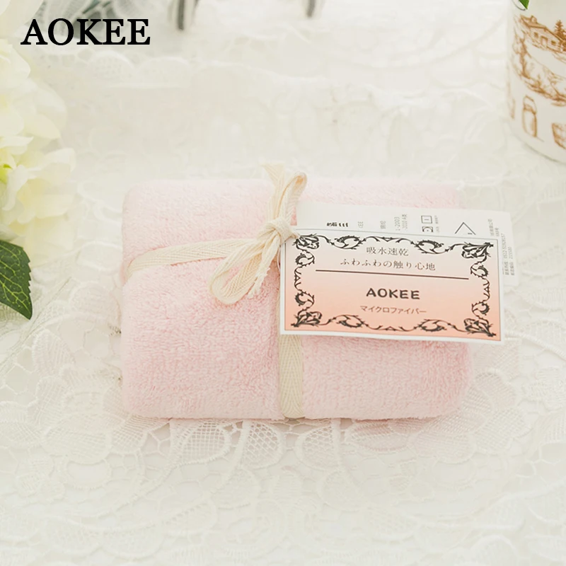 AOKEE бренд 34*80 см Высокое качество микрофибра банное полотенце для волос лица