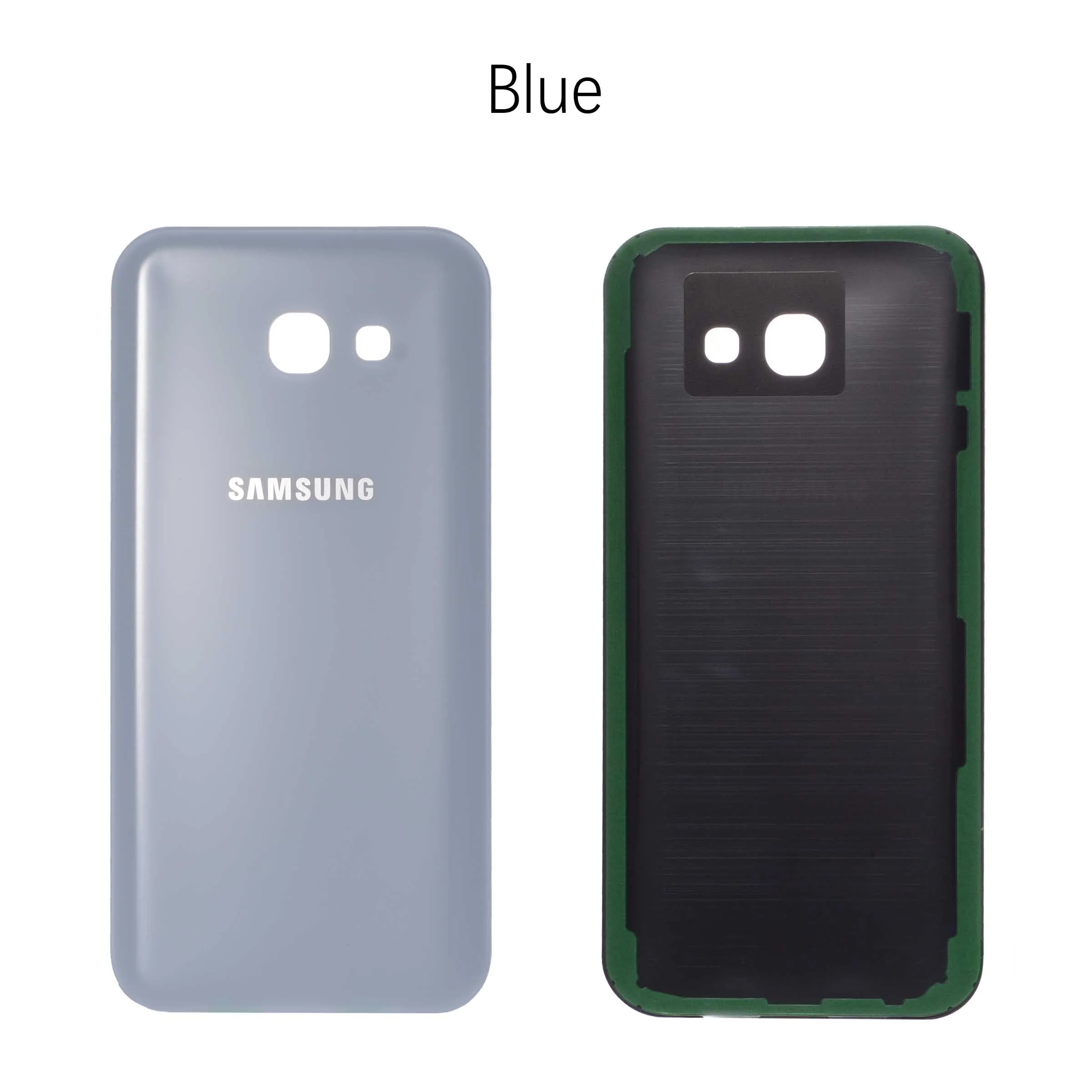 Задняя крышка батареи для Samsung Galaxy A5 A520 A520F задняя крышка корпуса батарейного отсека чехол запасные части - Цвет: Blue