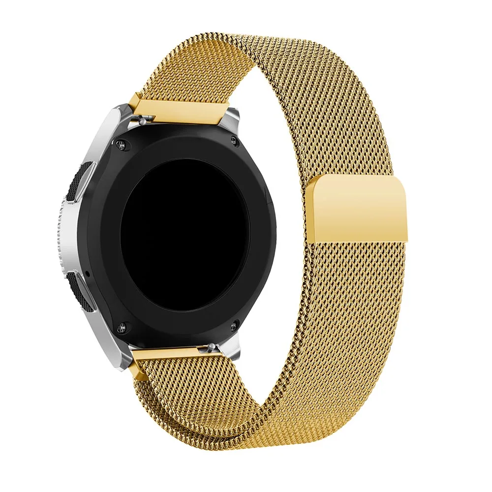 Для samsung Galaxy Watch, 42 мм, 46 мм, ремешок для часов, Миланская петля, магнитная, нержавеющая сталь, умные часы, ремешок на запястье, Цветной ремень