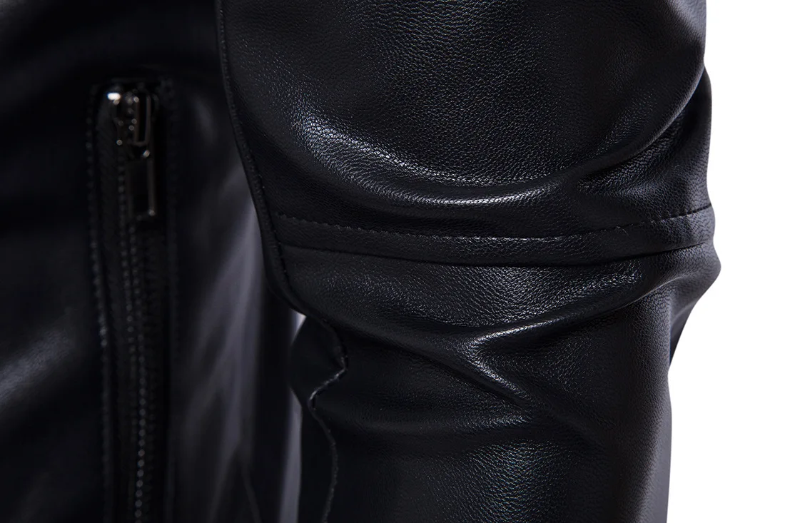 Кожаные мотоциклетные куртки для мужчин теплая зимняя верхняя одежда 2021 мужские